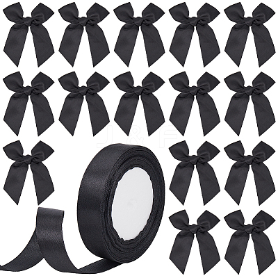 Polyester Packaging Ribbon Bowknots FIND-GF0007-21-1
