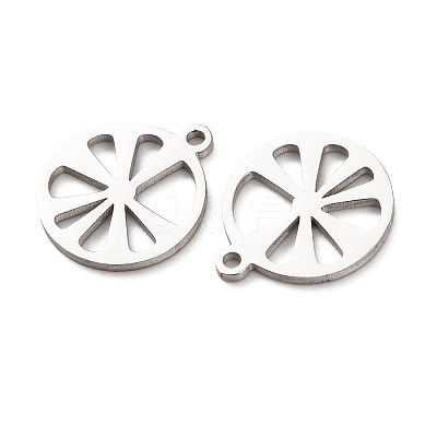 Hollow 304 Stainless Steel Pendants STAS-C176-04P-1