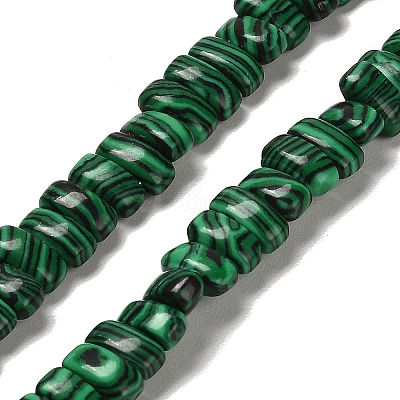 Synthetic Malachite Beads Strands G-Q167-B21-01-1