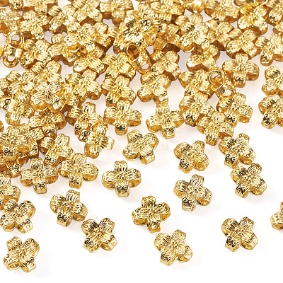 100Pcs Brass Beads KK-TA0008-91-1