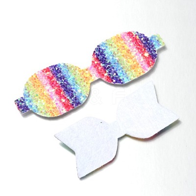 Glitter Non Woven Fabric Decoration Accessories AJEW-WH0002-10A-1