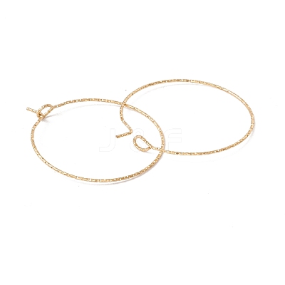 Ion Plating(IP) 316 Surgical Stainless Steel Hoop Earrings Findings STAS-D183-02G-03-1