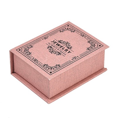 Floral Printed Paper Jewelry Display Magnetic Cases CON-K015-03A-01-1