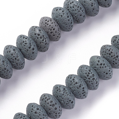 Natural Lava Rock Beads Strands G-F671-01B-19-1