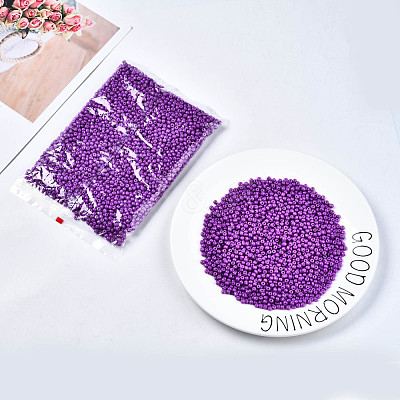 6/0 Glass Seed Beads SEED-S058-A-F454-1