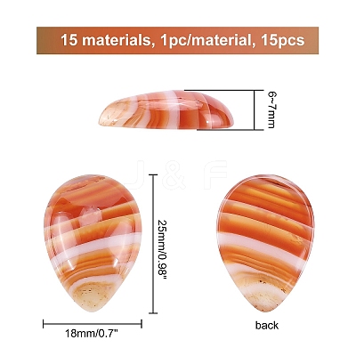 Gemstone Cabochons G-SC0001-17-1