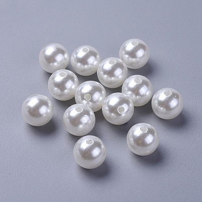 Imitation Pearl Acrylic Beads X-PL607-22-1