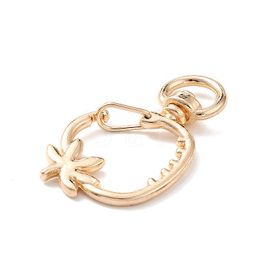 Strawberry Alloy Swivel Clasps X-FIND-L012-01KCG-1