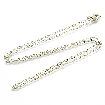 Brass Paperclip Chains MAK-S072-09A-14KC-1