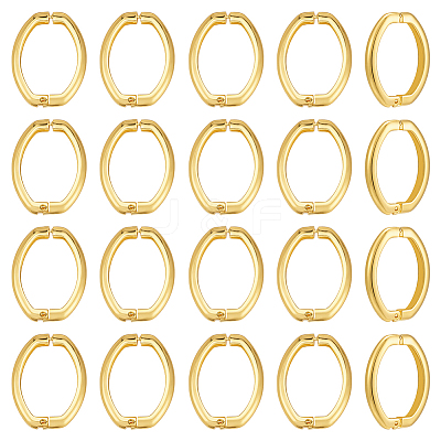 20Pcs Brass Twister Clasps KK-UN0005-31-1