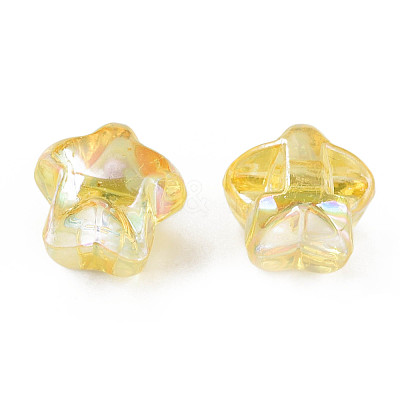 1-Hole Transparent Acrylic Buttons MACR-S373-129-C03-1