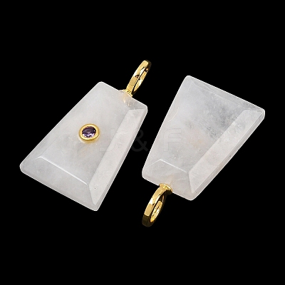 Natural Quartz Crystal Pendants G-F837-03A-1