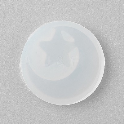 Astronomy Theme Moon and Star Food Grade Silicone Molds X-DIY-E021-12-1