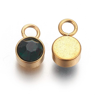 Ion Plating(IP) Glass Rhinestone Charms STAS-F189-B03-1