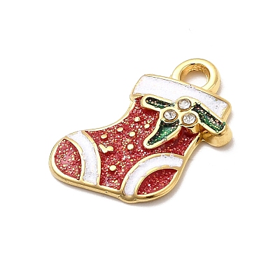 304 Stainless Steel Rhinestone Pendants STAS-P427-04B-G-1