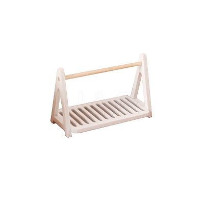 Shelf Shape Wood Miniature Ornaments PW-WG48347-01-1