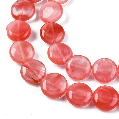 Cherry Quartz Glass Beads Strands G-C159-A02-01-1
