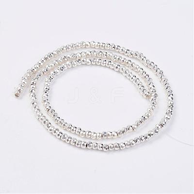 Non-magnetic Synthetic Hematite Beads Strands G-P262-29-2x3mm-S-1