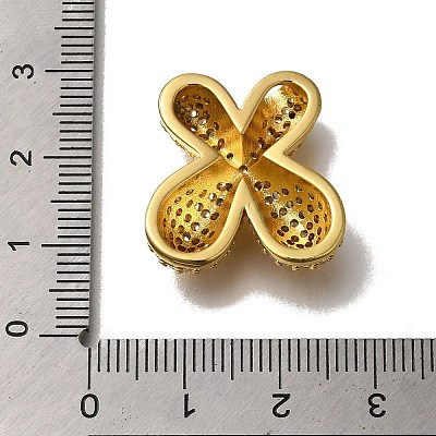 Brass with Cubic Zirconia Pendants KK-Q818-02X-G-1