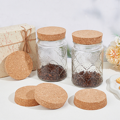 Wood Cork Stopper AJEW-WH0473-09-1