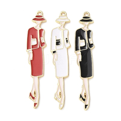 Alloy Enamel Big Pendants ENAM-K076-20A-1