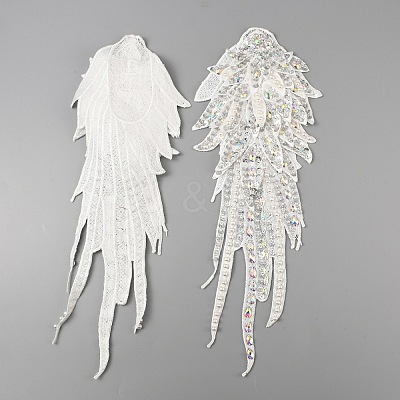 Hand Sewing Multi-Layer Flower Costume Shoulder Appliques PATC-WH0009-07A-1