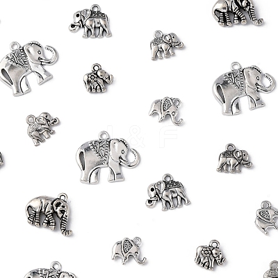 80Pcs Tibetan Style Alloy Pendants FIND-FS0003-65-1