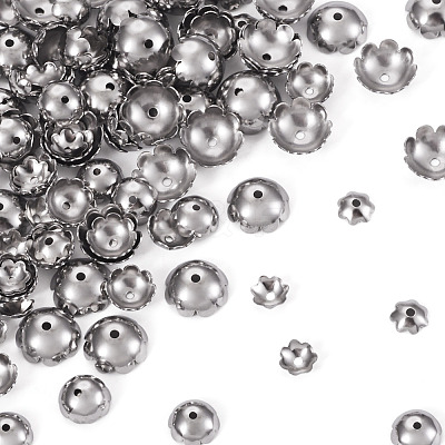 360Pcs 3 Styles 316 Stainless Steel Spacer Beads STAS-TA0005-35-1