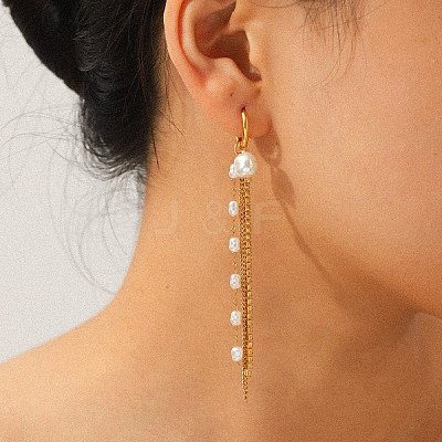 304 Stainless Steel Pave Clear Cubic Zirconia Hoop Earrings WG6C0B9-01-1