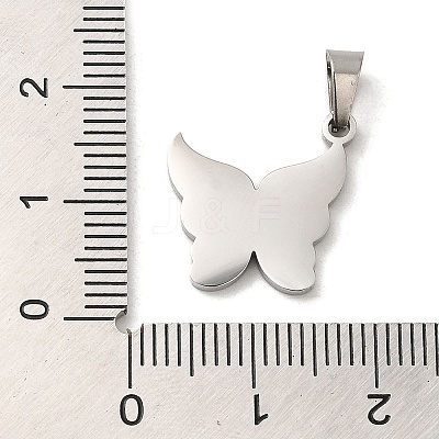 Non-Tarnish 304 Stainless Steel Pendants STAS-Q301-21P-1
