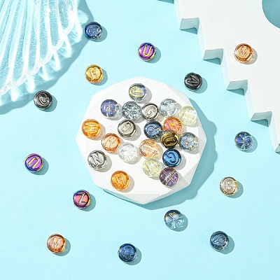 Electroplate Glass Beads EGLA-YW0005-01-1