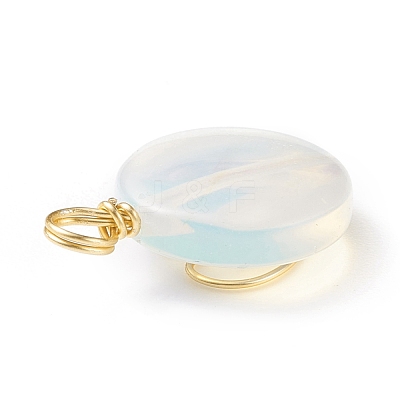 Opalite Pendants PALLOY-JF01751-04-1