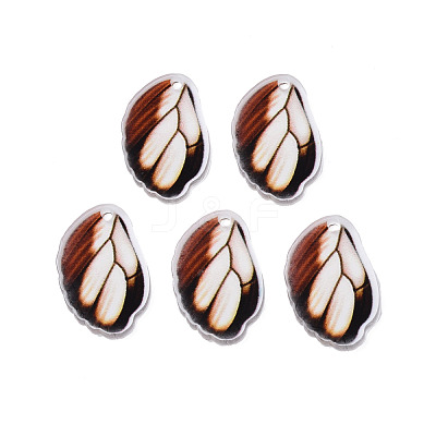 Printed Translucent Acrylic Pendants OACR-N133-028-1