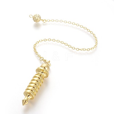 Brass Coil Dowsing Pendulums KK-G771-01G-1