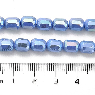 Electroplate Glass Beads Strands EGLA-D030-06F-1