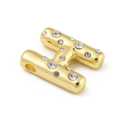 Brass Micro Pave Clear Cubic Zirconia Pendants KK-E093-04G-H-1