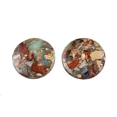 Synthetic Aqua Terra Jasper Pendants G-S329-061-1
