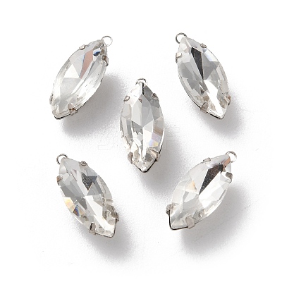 Rhinestone Pendants RGLA-P038-01P-01-1