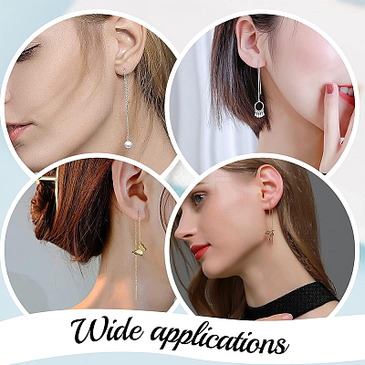 16Pcs Rack Plating Brass Stud Earring Findings KK-BBC0009-79-1