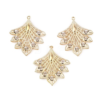 Iron Crystal Rhinestone Pendants IFIN-TAC0002-29-1