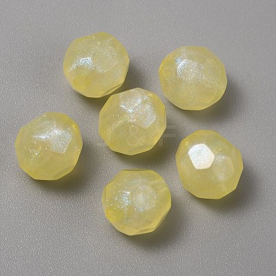 Translucent Acrylic Beads TACR-TAC0004-03B-1