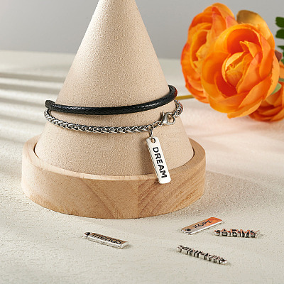 200Pcs 10 Style Tibetan Style Alloy Pendants TIBEP-FW0001-03-1