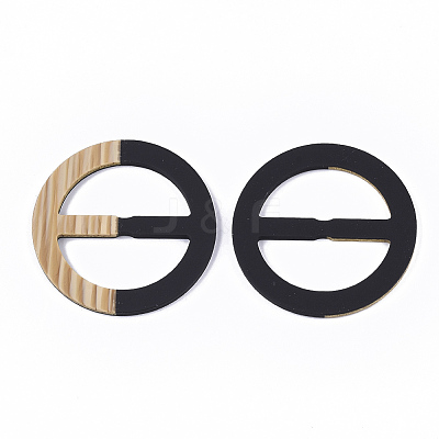 Rubberized Style Acrylic Slide Buckles OACR-T020-030A-1