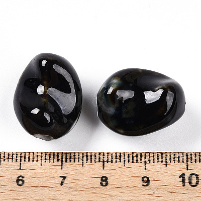 Handmade Porcelain Beads PORC-N008-06-1