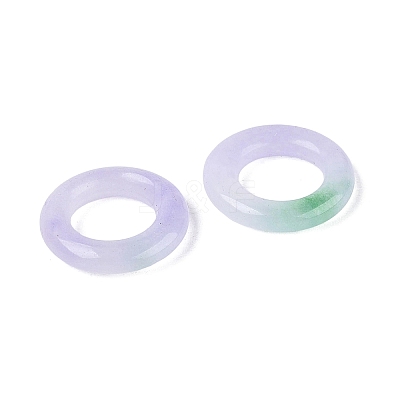Dyed Natural White Jade Linking Rings G-Q601-43B-1