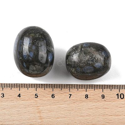 Natural Glaucophane Beads G-G348-01B-43-1