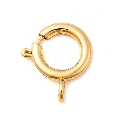 Brass Spring Ring Clasps KK-D407-20G-D-1