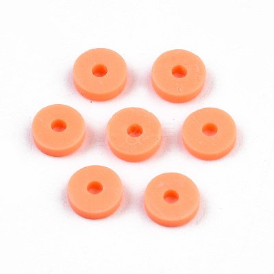 Handmade Polymer Clay Beads CLAY-R067-4.0mm-B11-1
