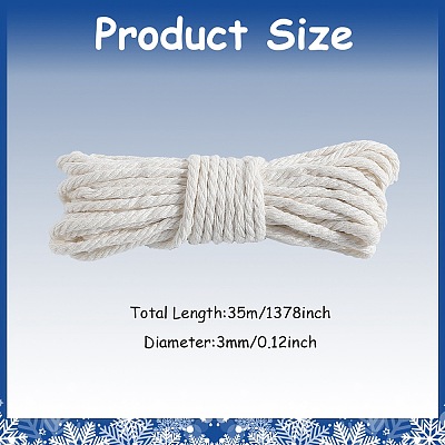 35M Cotton String Threads for Crafts Knitting Making KNIT-SC0001-04-1