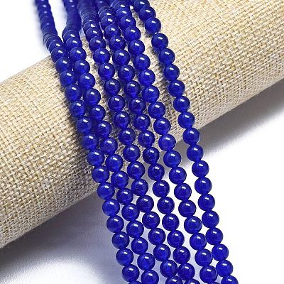 Natural Malaysia Jade Beads Strands G-L645-C01-6mm-18-1